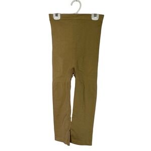 EuroSkins Women's 2X Beige Seamless High Waist Capri Shapewear Leggings‎